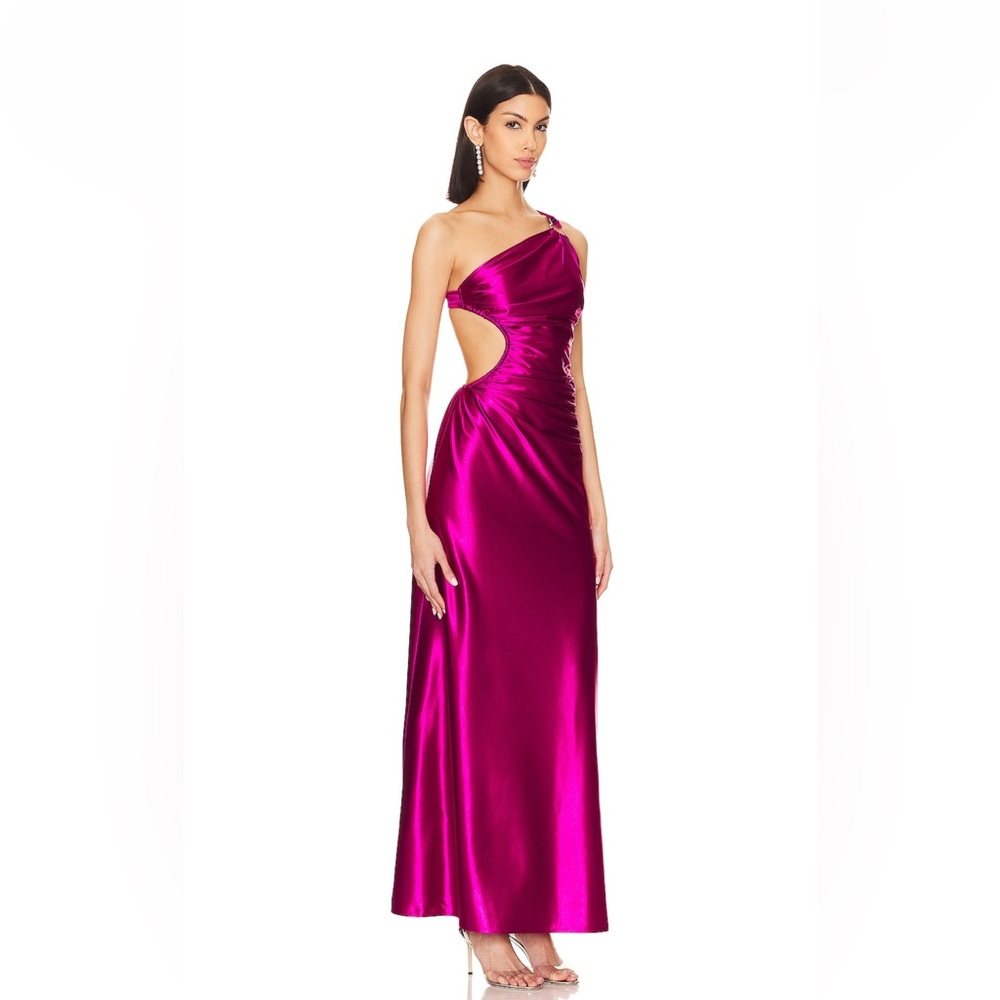 LOVERS & FRIENDS Colette Cutout Maxi Dress in Pink - SIZE SMALL ~ NWT - Picture 4 of 7